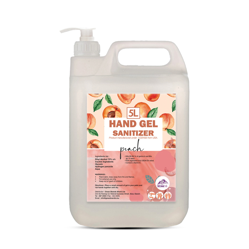 HAND GEL SANITIZER 5L PEACH