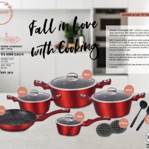 ENSEMBLE DE CUISINE KERDE 13 PIÈCES