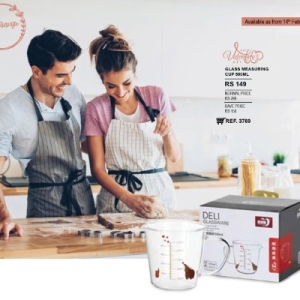 TASSE À MESURER EN VERRE 500ML