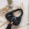 SAC À MAIN STYLE PLISSÉ NOIR