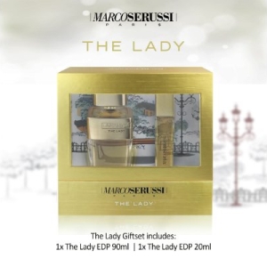 MARCO SERUSSI THE LADY EDP FEMME 90 ML + 20 ML COFFRET