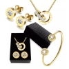 ENSEMBLE DE BIJOUX DE LUXE EN CHIFFRES ROMAINS - OR